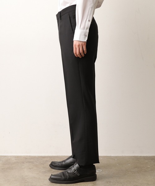 JUNRED(ジュンレッド)の「シャドウストライプセットアップパンツ(スラックス・メンズ・ブラック・LL/S/M/L)」の6枚目の写真