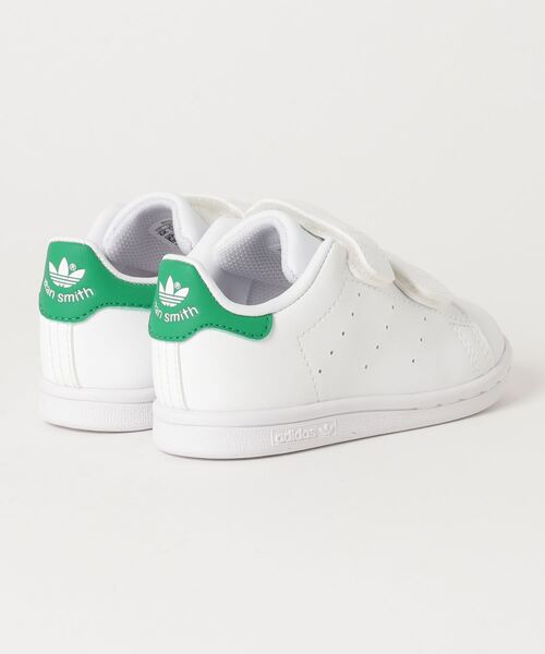 adidas Originals（アディダスオリジナルス）の「adidas Originals/アディダス オリジナルス STAN SMITH CF I/スタンスミス CF I（スニーカー・キッズ・ホワイト×グリーン・13cm/14cm/16cm/15cm）」の3枚目の写真