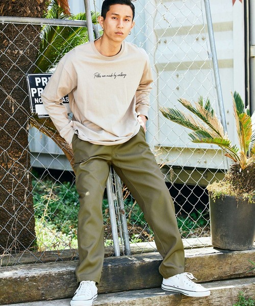 BARK MANHATTAN（バークマンハッタン）の「スタプレ ワイドテーパードイージーパンツ（その他パンツ・メンズ・ブラック/カーキ/ブラウン/ベージュ/ベージュ系その他/ネイビー/ブルー系その他・M/L）」の5枚目の写真