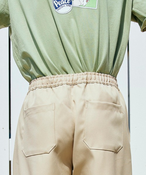 BARK MANHATTAN（バークマンハッタン）の「スタプレ ワイドテーパードイージーパンツ（その他パンツ・メンズ・ブラック/カーキ/ブラウン/ベージュ/ベージュ系その他/ネイビー/ブルー系その他・M/L）」の10枚目の写真