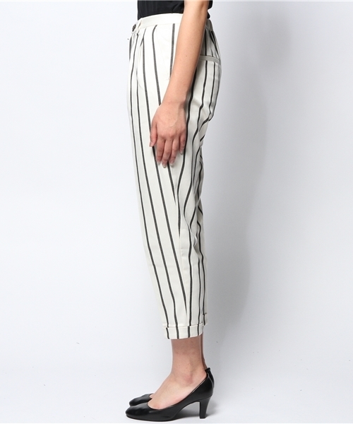 DISCOAT（ディスコート）の「【Discoat】ストライプテーパードパンツ（その他パンツ・レディース・その他18/ネイビー・ﾌﾘ-）」の7枚目の写真