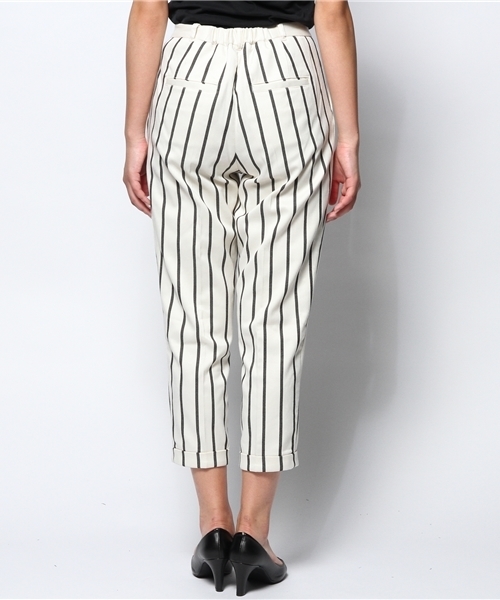 DISCOAT（ディスコート）の「【Discoat】ストライプテーパードパンツ（その他パンツ・レディース・その他18/ネイビー・ﾌﾘ-）」の8枚目の写真