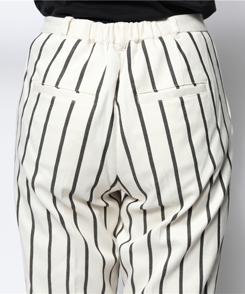 DISCOAT（ディスコート）の「【Discoat】ストライプテーパードパンツ（その他パンツ・レディース・その他18/ネイビー・ﾌﾘ-）」の10枚目の写真