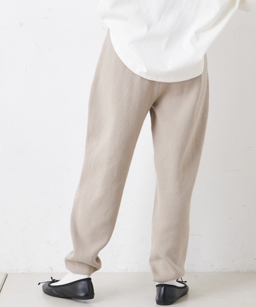 PUAL CE CIN(ピュアルセシン)の「コットンリブプレーティングサルエルパンツ(その他パンツ・レディース・グレー/チャコール/ベージュ/オートミール・FREE)」の21枚目の写真