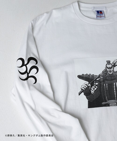 セール 王騎 Firsthand ファーストハンド ロングスリーブtシャツ 王騎 キングダム トップス ロンt Tシャツ カットソー Firsthand ファーストハンド のファッション