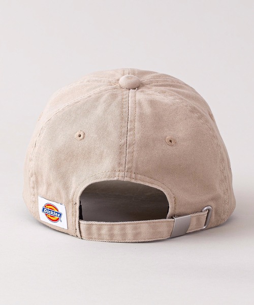 Dickies（ディッキーズ）の「【DICKIES/ディッキーズ】ワッペンローキャップ　ワンポイントロゴワッペン（キャップ・メンズ・ホワイト/ブラック/ベージュ/ネイビー・FREE）」の7枚目の写真