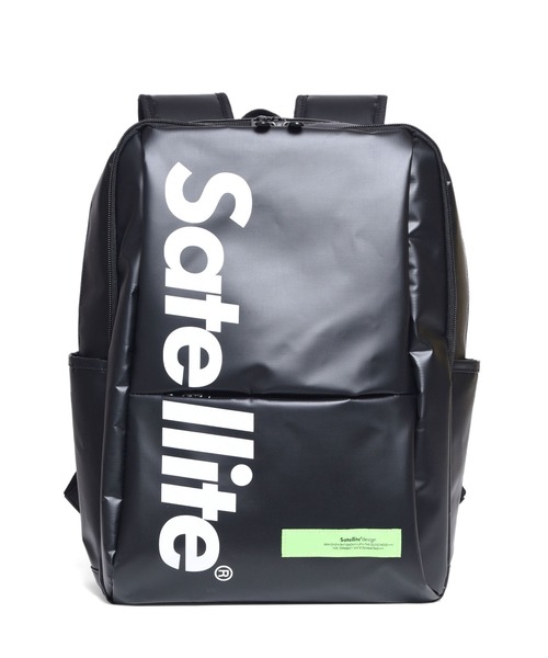 Satellite（サテライト）の「【2021モデル Satellite(サテライト)】"PROPCUBE"(プロップキューブ) /STANNDARD LINE (ターポリンシリーズ) 耐水圧：74000ml)（バックパック/リュック・メンズ・ブラック/ブラック×ホワイト/ブラック×ブラック・FREE）」の2枚目の写真