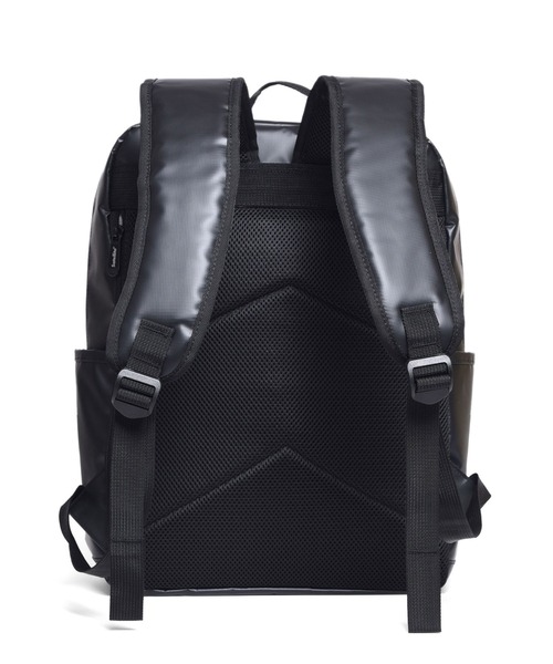 Satellite（サテライト）の「【2021モデル Satellite(サテライト)】"PROPCUBE"(プロップキューブ) /STANNDARD LINE (ターポリンシリーズ) 耐水圧：74000ml)（バックパック/リュック・メンズ・ブラック/ブラック×ホワイト/ブラック×ブラック・FREE）」の7枚目の写真