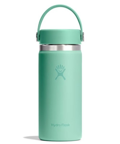HYDRO FLASK(ハイドロフラスク)の「HydroFlask/ハイドロフラスク 16oz Wide Mouth ワイドマウスボトル ステンレスボトル(473ml) 2026年 夏 夏服(グラス/マグカップ/タンブラー・メンズ・ライトブルー/エメラルドブルー/ブラック/ネイビー/オリーブ/ピンク/ブルー/ダークグレー/ミント/レモンイエロー/ホワイト/ライトグレー/ブルー系/インディゴブルー/オートミール/パープル/ライトピンク/ダークパープル/ピンク系/モカ/キナリ/オフホワイト/モスグリーン/ダークブルー/ブラック×ブラック/グリーン系1/ブルー系2/グレー系2/ライラック系1/ホワイト×ホワイト/ピンク系1/ピンク系2/パープル系1/グレー系1/ブルー系3・FREE)」の17枚目の写真