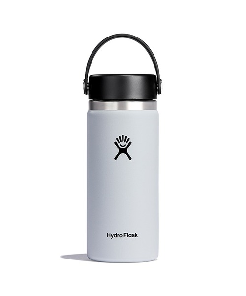 HYDRO FLASK(ハイドロフラスク)の「HydroFlask/ハイドロフラスク 16oz Wide Mouth ワイドマウスボトル ステンレスボトル(473ml) 2026年春夏 再入荷(グラス/マグカップ/タンブラー・メンズ・ライトブルー/エメラルドブルー/ブラック/ネイビー/オリーブ/ピンク/ブルー/ダークグレー/ミント/レモンイエロー/ホワイト/ライトグレー/ブルー系/インディゴブルー/オートミール/パープル/ライトピンク/ダークパープル/ピンク系/モカ/キナリ/オフホワイト/モスグリーン/ダークブルー・FREE)」の2枚目の写真