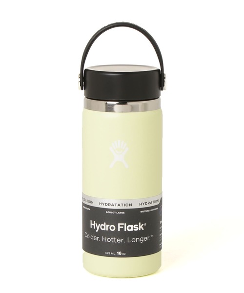 HYDRO FLASK(ハイドロフラスク)の「HydroFlask/ハイドロフラスク 16oz Wide Mouth ワイドマウスボトル ステンレスボトル(473ml) 2026年春夏 再入荷(グラス/マグカップ/タンブラー・メンズ・ライトブルー/エメラルドブルー/ブラック/ネイビー/オリーブ/ピンク/ブルー/ダークグレー/ミント/レモンイエロー/ホワイト/ライトグレー/ブルー系/インディゴブルー/オートミール/パープル/ライトピンク/ダークパープル/ピンク系/モカ/キナリ/オフホワイト/モスグリーン/ダークブルー・FREE)」の21枚目の写真