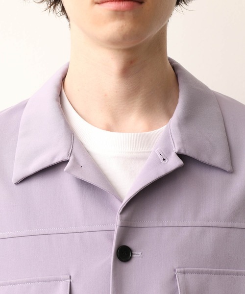 JUNRED（ジュンレッド）の「ワンサイドラグランCPOブルゾン（ブルゾン・メンズ・ベージュ/ラベンダー・M/L）」の8枚目の写真