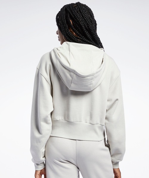 Reebok(リーボック)の「クラシックス ファウンデーション フレンチテリー フーディー / Classics Foundation French Terry Hoodie(パーカー・レディース・サンドベージュ/ブラック・X-LARGE/SMALL/MEDIUM/LARGE)」の12枚目の写真