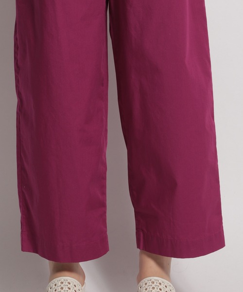 niko and...(ニコアンド)の「カラフルイージーワークパンツ(その他パンツ・レディース・グリーン/イエロー/ブラック/パープル・LARGE/MEDIUM)」の6枚目の写真