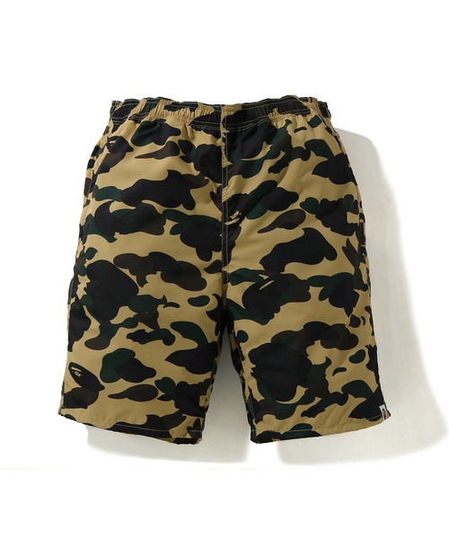 A BATHING APE(アベイシングエイプ)の「1ST CAMO BEACH SHORTS M(水着・メンズ・グリーン/イエロー・LARGE/MEDIUM/XX-LARGE/X-LARGE/SMALL)」の2枚目の写真