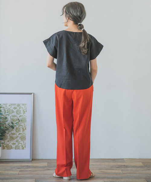 ITEMS URBANRESEARCH(アイテムズ アーバンリサーチ)の「カラーイージーワイドパンツ(その他パンツ・レディース・ベージュ/レッド/ブラック/モカ・SMALL/MEDIUM/LARGE)」の21枚目の写真