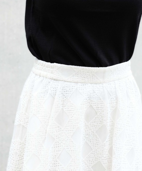 STRAWBERRY-FIELDS（ストロベリーフィールズ）の「ノアストレッチⅡ　ニット＆スカート（ワンピース・レディース・ブラック・2）」の8枚目の写真