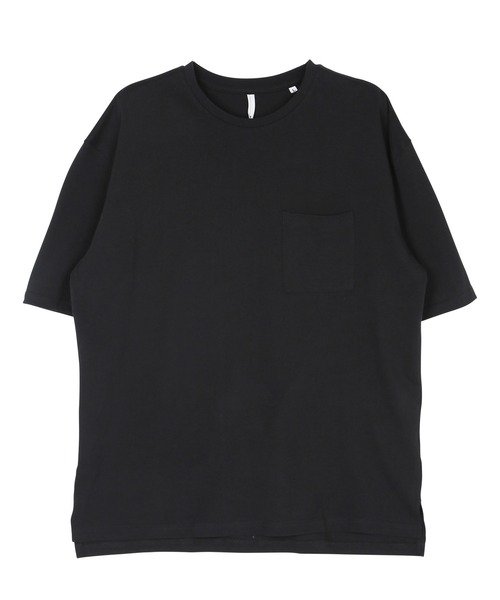 Lulu & Arnie(るるあんどあーにー)の「天竺 ルーズフィット ポケット Tシャツ(Tシャツ/カットソー・メンズ・ホワイト/ブラック/ベージュ/パープル/グレー/サックスブルー・MEDIUM/LARGE/X-LARGE)」の21枚目の写真
