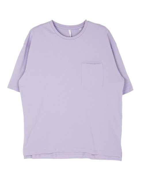 Lulu & Arnie(るるあんどあーにー)の「天竺 ルーズフィット ポケット Tシャツ(Tシャツ/カットソー・メンズ・ホワイト/ブラック/ベージュ/パープル/グレー/サックスブルー・MEDIUM/LARGE/X-LARGE)」の12枚目の写真