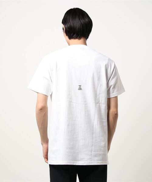 TODAY edition(トゥデイエディション)の「【TODAY edition / トゥデイエディション】 MESSAGE 3 SS TEE(Tシャツ/カットソー・メンズ・ホワイト/ブラック・MEDIUM/LARGE)」の5枚目の写真