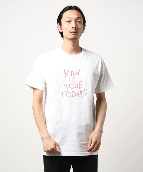 TODAY edition(トゥデイエディション)の「【TODAY edition / トゥデイエディション】 MESSAGE 3 SS TEE(Tシャツ/カットソー・メンズ・ホワイト/ブラック・MEDIUM/LARGE)」の13枚目の写真