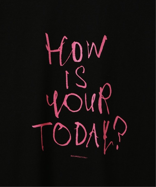 TODAY edition(トゥデイエディション)の「【TODAY edition / トゥデイエディション】 MESSAGE 3 SS TEE(Tシャツ/カットソー・メンズ・ホワイト/ブラック・MEDIUM/LARGE)」の3枚目の写真