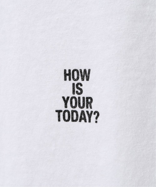 TODAY edition(トゥデイエディション)の「【TODAY edition / トゥデイエディション】 MESSAGE 3 SS TEE(Tシャツ/カットソー・メンズ・ホワイト/ブラック・MEDIUM/LARGE)」の17枚目の写真