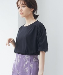 Sugar spoon | ・SUGAR SPOON　ギャザーラインＴシャツ＊(Tシャツ/カットソー)
