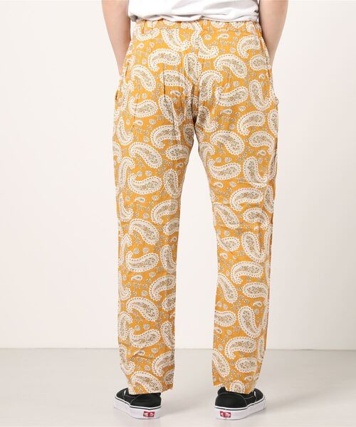 SUNNY SPORTS(サニースポーツ)の「SUNNY SPORTS / サニースポーツ 2PARTS PAISLEY TUCK PANTS(スラックス・メンズ・ブラック/マスタード・LARGE/MEDIUM)」の4枚目の写真