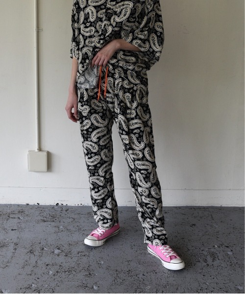 SUNNY SPORTS(サニースポーツ)の「SUNNY SPORTS / サニースポーツ 2PARTS PAISLEY TUCK PANTS(スラックス・メンズ・ブラック/マスタード・LARGE/MEDIUM)」の20枚目の写真