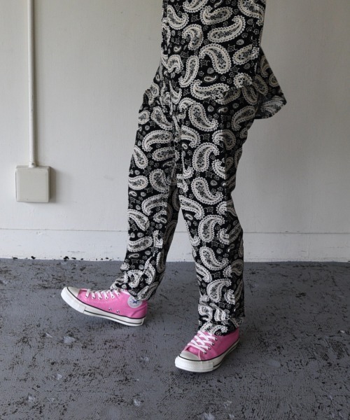 SUNNY SPORTS(サニースポーツ)の「SUNNY SPORTS / サニースポーツ 2PARTS PAISLEY TUCK PANTS(スラックス・メンズ・ブラック/マスタード・LARGE/MEDIUM)」の22枚目の写真