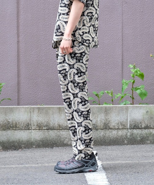 SUNNY SPORTS(サニースポーツ)の「SUNNY SPORTS / サニースポーツ 2PARTS PAISLEY TUCK PANTS(スラックス・メンズ・ブラック/マスタード・LARGE/MEDIUM)」の9枚目の写真