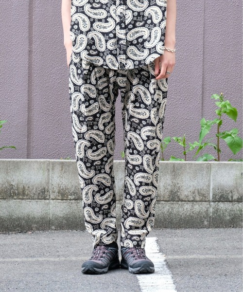 SUNNY SPORTS(サニースポーツ)の「SUNNY SPORTS / サニースポーツ 2PARTS PAISLEY TUCK PANTS(スラックス・メンズ・ブラック/マスタード・LARGE/MEDIUM)」の10枚目の写真