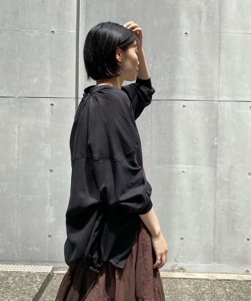 DouDou（ドゥドゥ）の「ボリュームライトジップブルゾン（その他