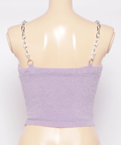 MANGROVE(マングローブ)の「チェーンストラップキャミソール(キャミソール・レディース・ホワイト/ブラック/パープル/ブルー・FREE)」の8枚目の写真