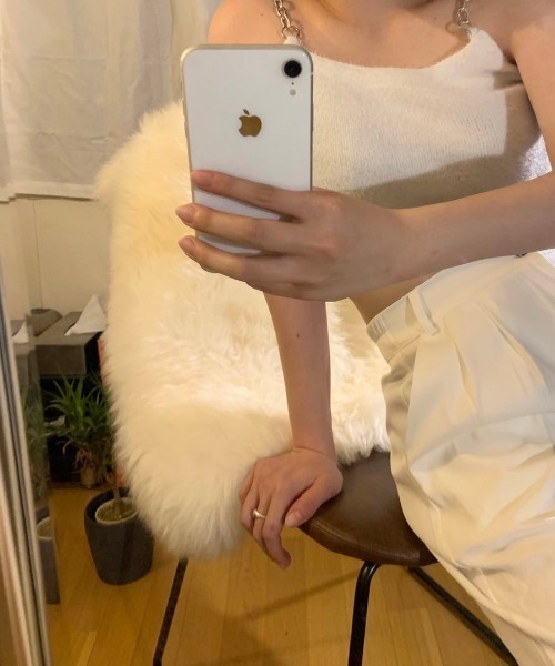 MANGROVE(マングローブ)の「チェーンストラップキャミソール(キャミソール・レディース・ホワイト/ブラック/パープル/ブルー・FREE)」の11枚目の写真