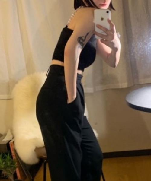 MANGROVE(マングローブ)の「チェーンストラップキャミソール(キャミソール・レディース・ホワイト/ブラック/パープル/ブルー・FREE)」の13枚目の写真