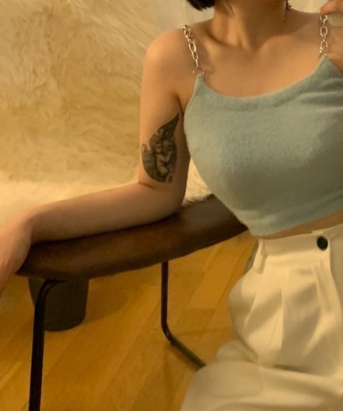 MANGROVE(マングローブ)の「チェーンストラップキャミソール(キャミソール・レディース・ホワイト/ブラック/パープル/ブルー・FREE)」の18枚目の写真