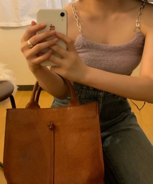 MANGROVE(マングローブ)の「チェーンストラップキャミソール(キャミソール・レディース・ホワイト/ブラック/パープル/ブルー・FREE)」の21枚目の写真