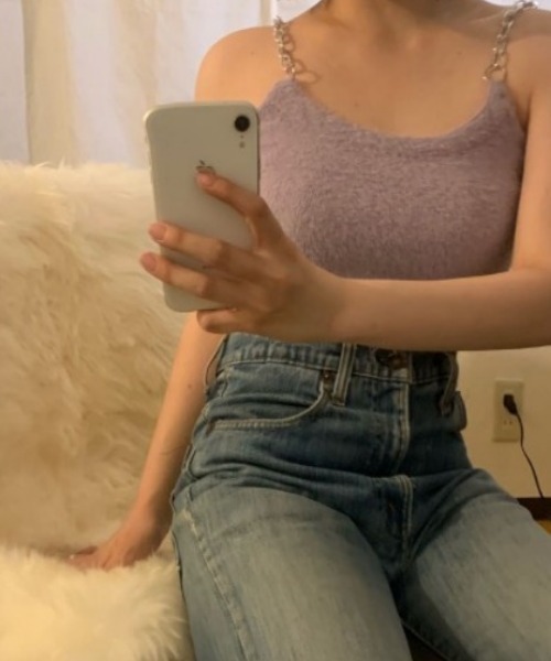 MANGROVE(マングローブ)の「チェーンストラップキャミソール(キャミソール・レディース・ホワイト/ブラック/パープル/ブルー・FREE)」の22枚目の写真