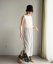 feepur | メッシュノースリーブワンピース(ワンピース)