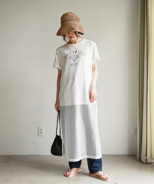 上品ノースリーブメッシュワンピースヌーディー刺繡ホワイトワンピース 楽天市場】【albino】ドレープボディノースリーブワンピース