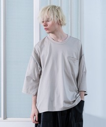 YUEATE | YUEATE - "zip Tee shirt" ジップTシャツ(Tシャツ/カットソー)