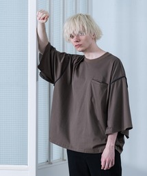 YUEATE | YUEATE - "zip Tee shirt" ジップTシャツ(Tシャツ/カットソー)