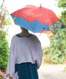 カヤ | 【カヤ】和の赴き傘 一輪の花日傘 晴雨兼用(長傘)