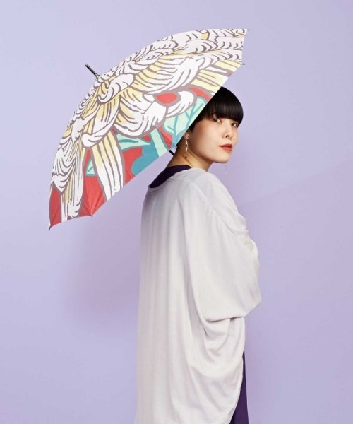 カヤ（カヤ）の「【カヤ】和の赴き傘 一輪の花日傘 晴雨兼用（長傘・レディース・その他1/その他2/その他3/その他4・FREE）」の12枚目の写真