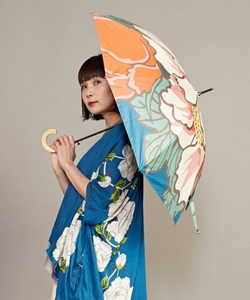 カヤ（カヤ）の「【カヤ】和の赴き傘 一輪の花日傘 晴雨兼用（長傘・レディース・その他1/その他2/その他3/その他4・FREE）」の22枚目の写真