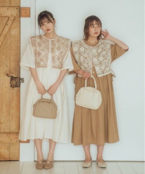 トップス ベスト一目惚れをするレースビスチェ ベスト Nemne ネンネ のファッション