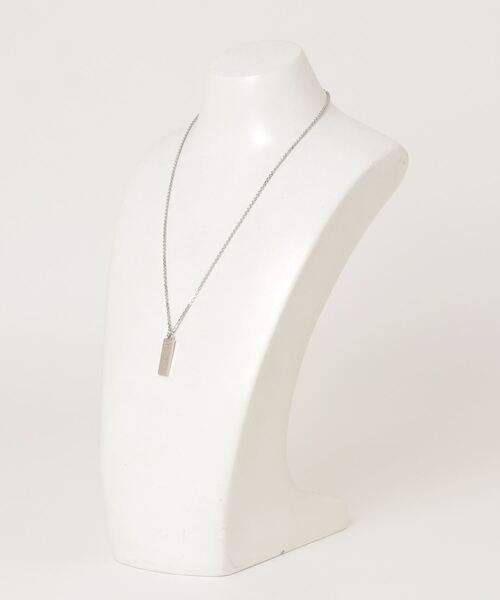 Paul Smith(ポールスミス)の「"Carving Logo" ネックレス / 210922 210(ネックレス・メンズ・シルバー/ブラック・FREE)」の8枚目の写真