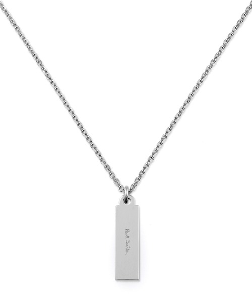 Paul Smith(ポールスミス)の「"Carving Logo" ネックレス / 210922 210(ネックレス・メンズ・シルバー/ブラック・FREE)」の6枚目の写真